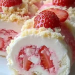 Strawberry Shortcake Cheesecake Rolls Creamy