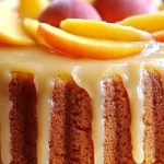 southern peach buttermilk pound cake