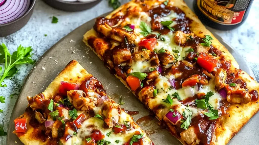 BBQ Chicken Flatbread Pizzas