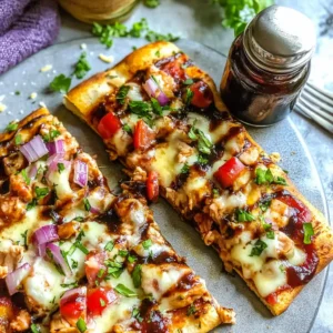 BBQ Chicken Flatbread Pizzas