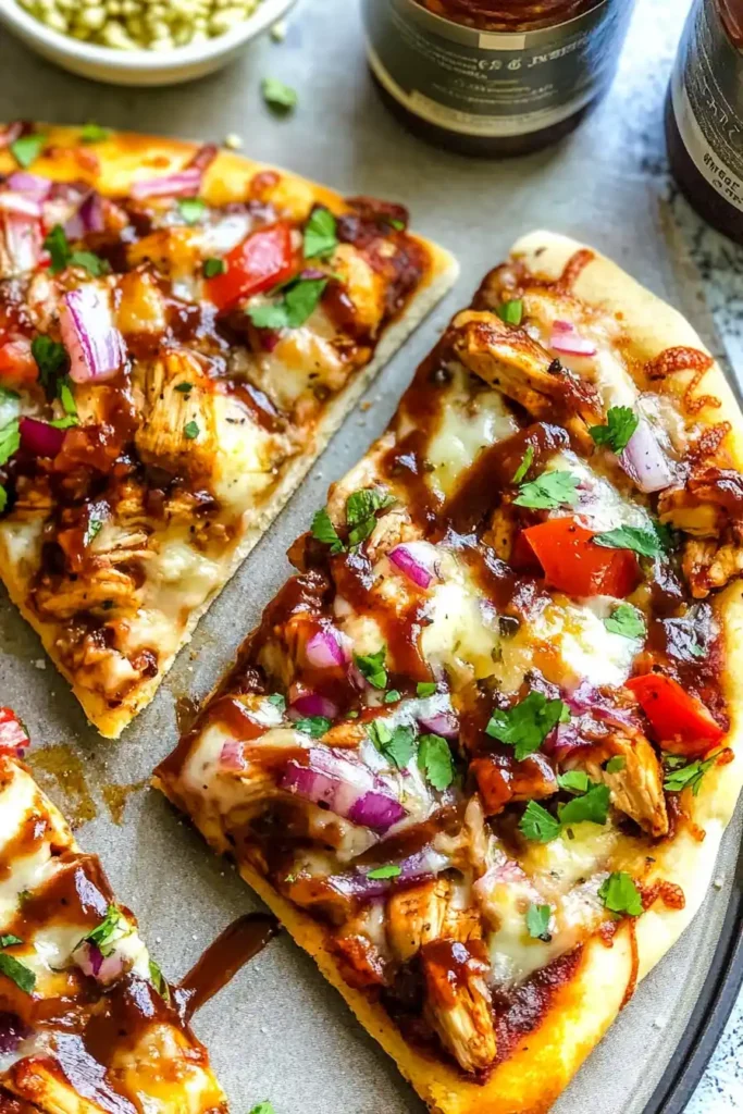 BBQ Chicken Flatbread Pizzas