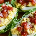 BLT Egg Salad Lettuce Wraps Recipe