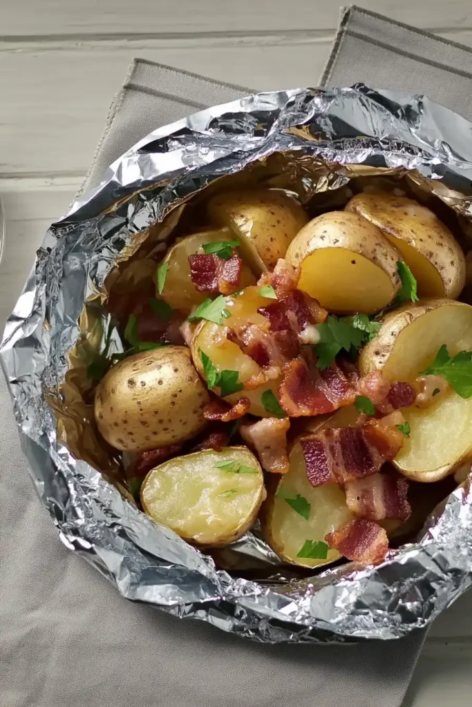 Bacon Ranch Potato Foil Packs