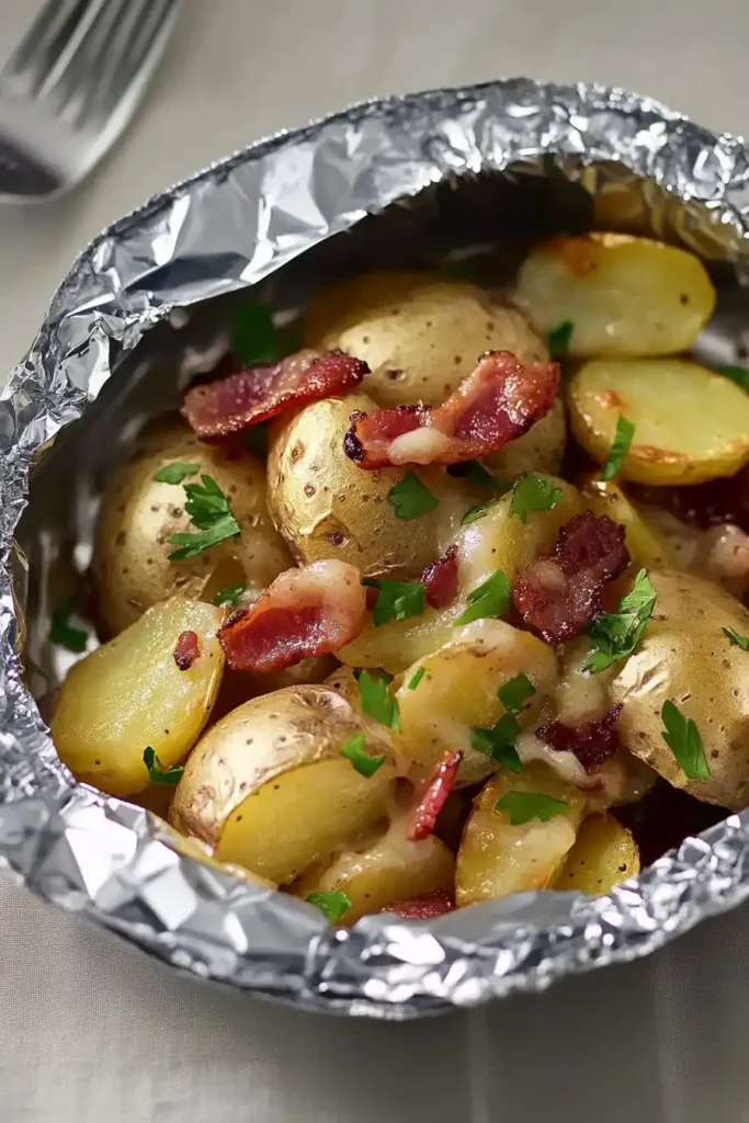 Bacon Ranch Potato Foil Packs