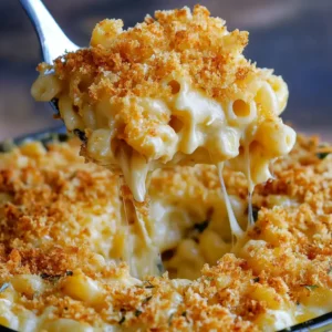 Baked Mac & Cheese with Crispy Topping