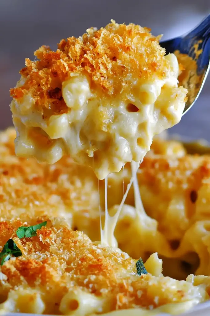 Baked Mac & Cheese with Crispy Topping