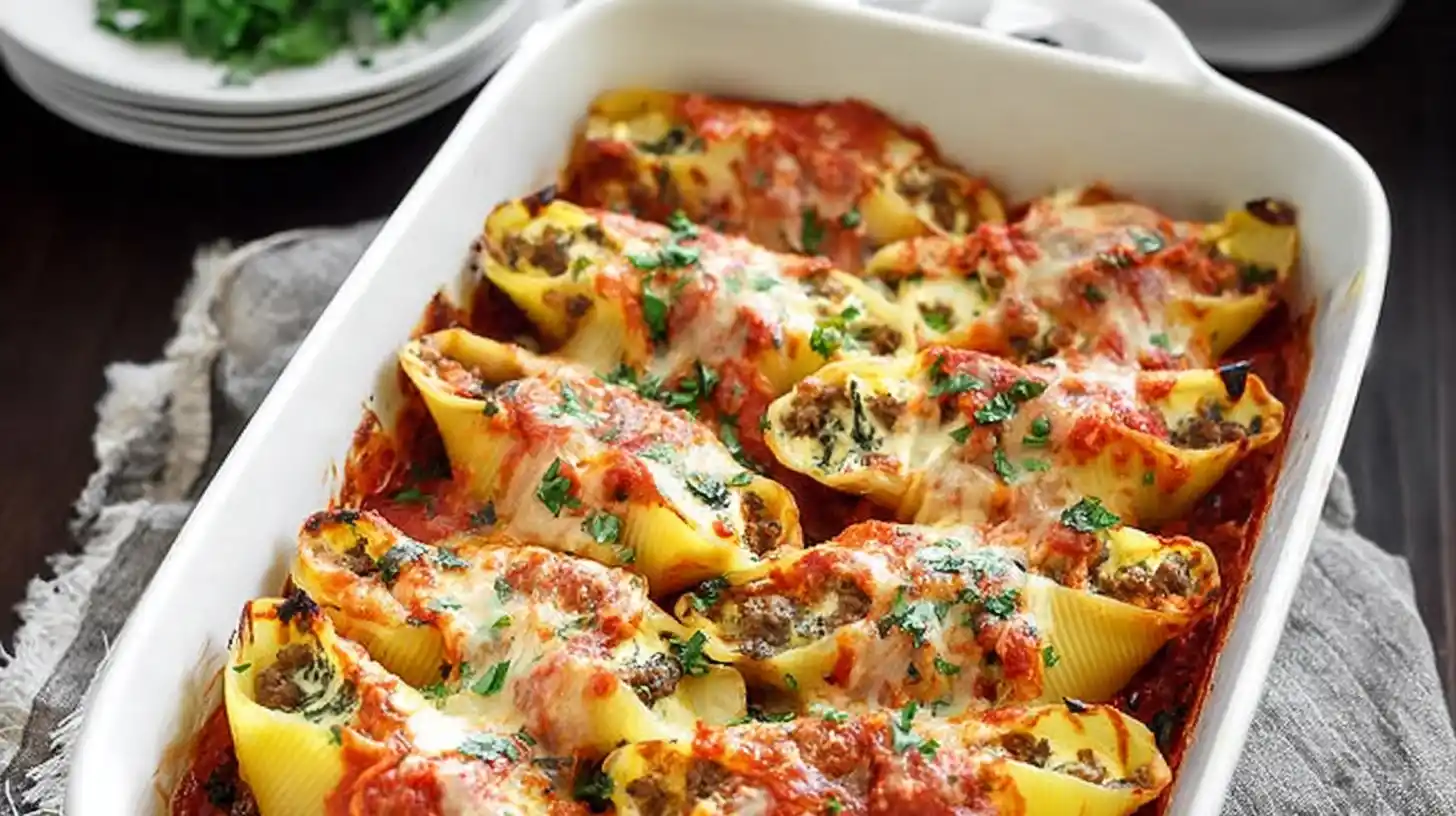 Beef Stuffed Shells Ricotta
