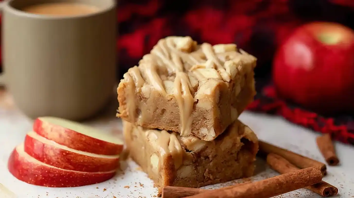 Caramel Apple Blondies