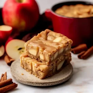 Caramel Apple Blondies