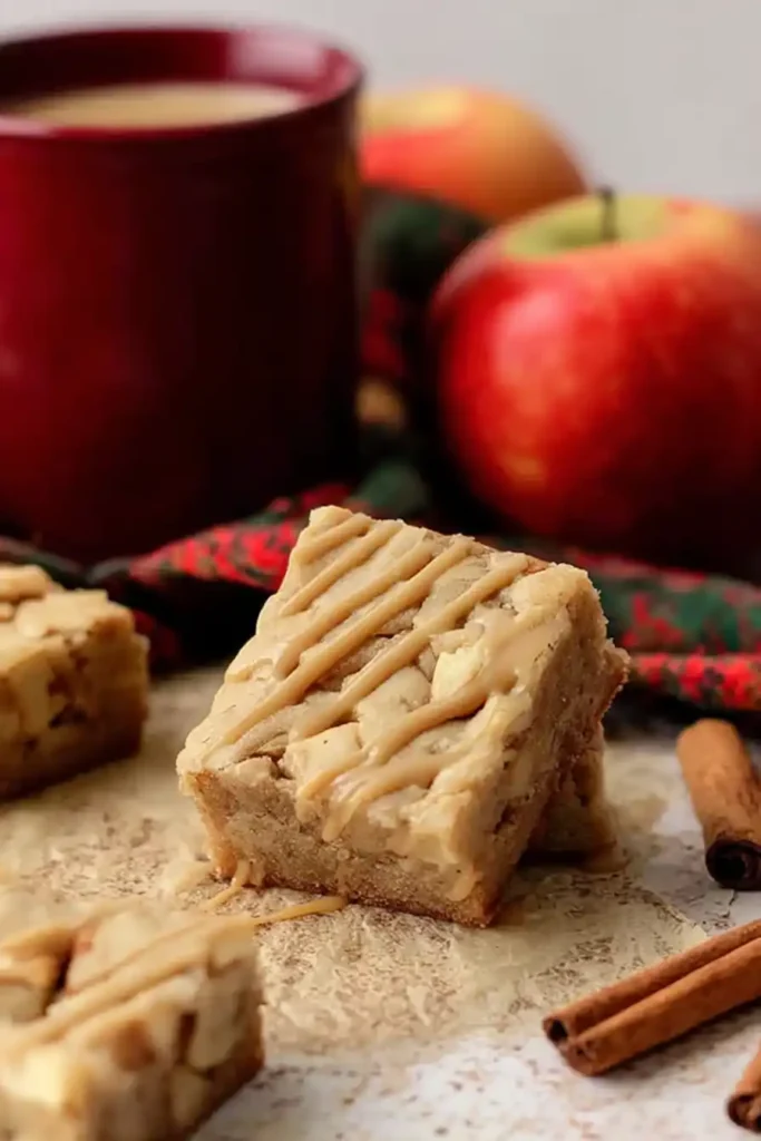 Caramel Apple Blondies