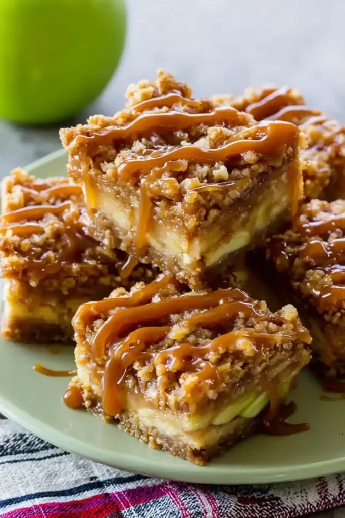 Caramel Apple Mini Cheesecakes