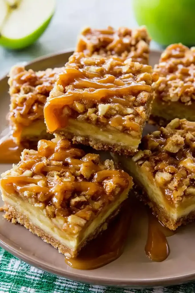 Caramel Apple Mini Cheesecakes