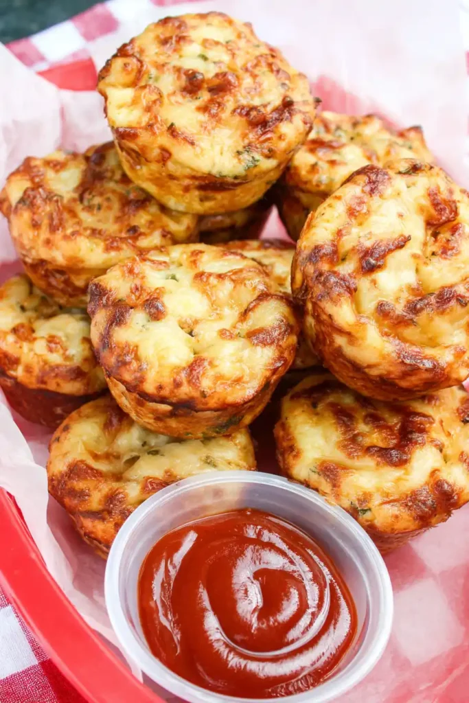 Cheesy Pizza Muffins