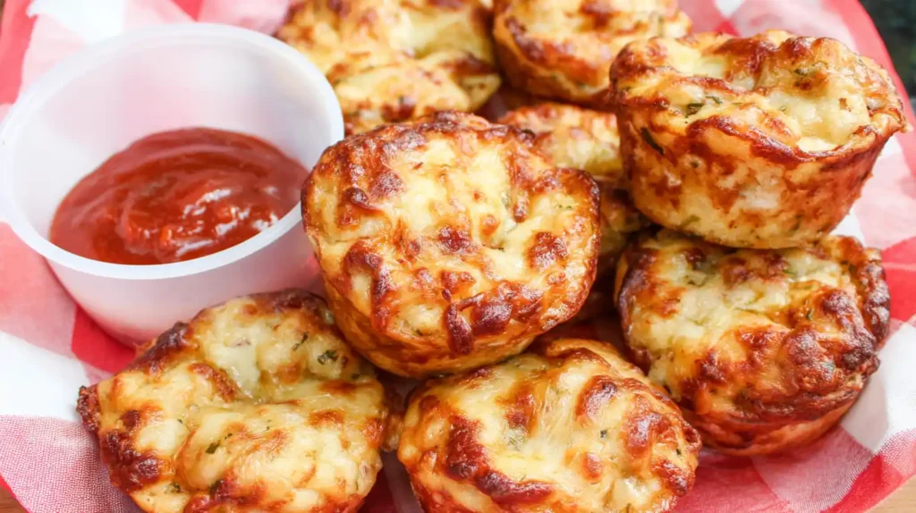 Cheesy Pizza Muffins