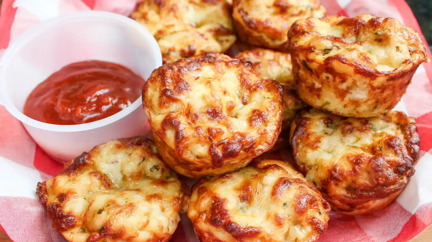 Cheesy Pizza Muffins
