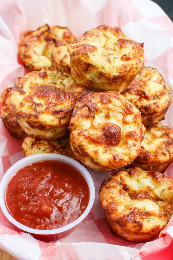 Cheesy Pizza Muffins