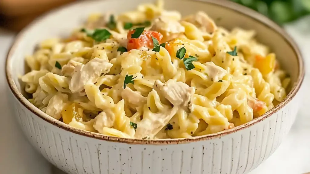 Chicken Pot Pie Pasta