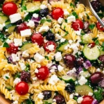 Greek Pasta Salad with Feta Dressing