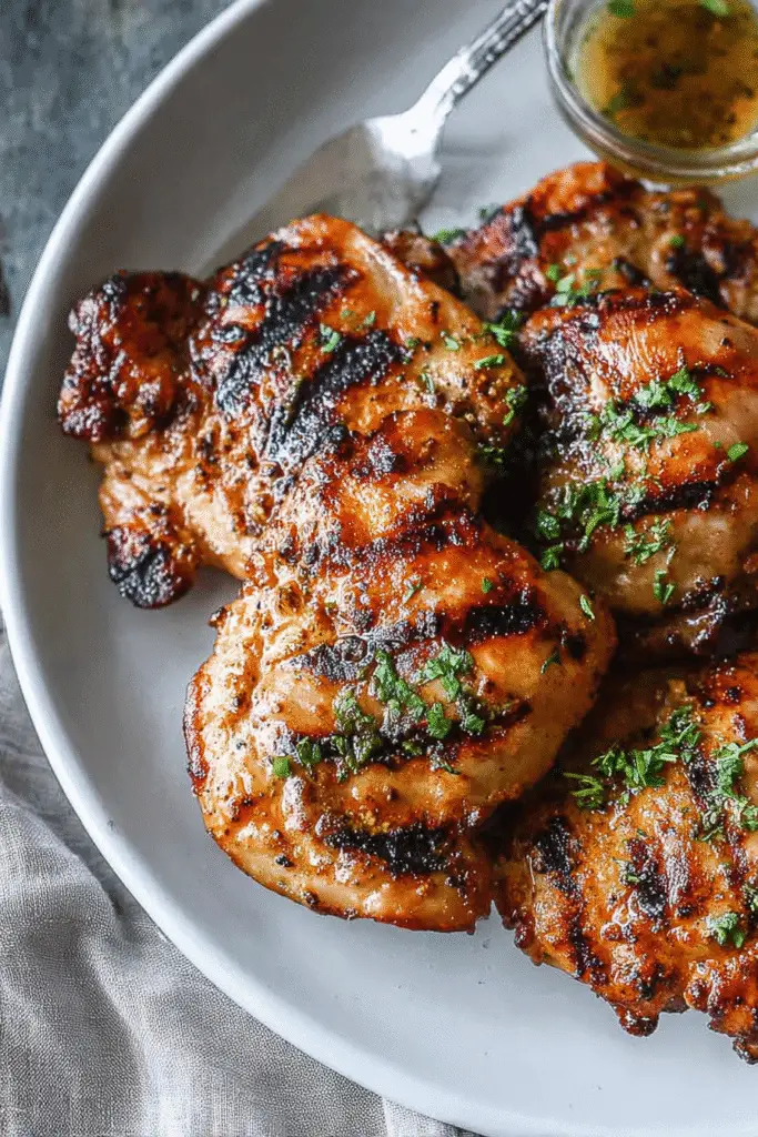Grilled Chicken Thighs