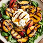 Grilled Peach & Burrata Salad