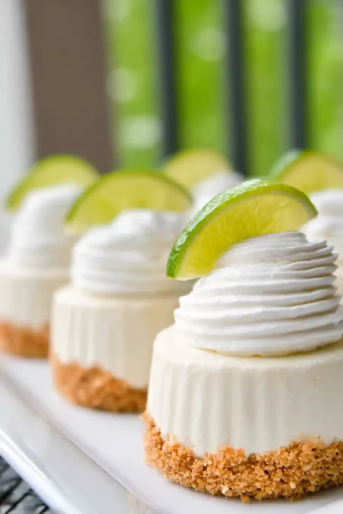 Mini Key Lime Ice Cream Pies