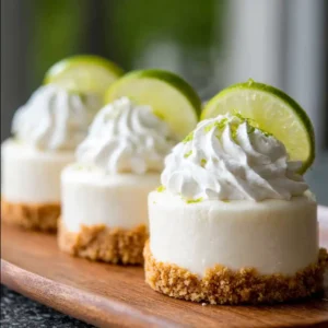 Mini Key Lime Ice Cream Pies
