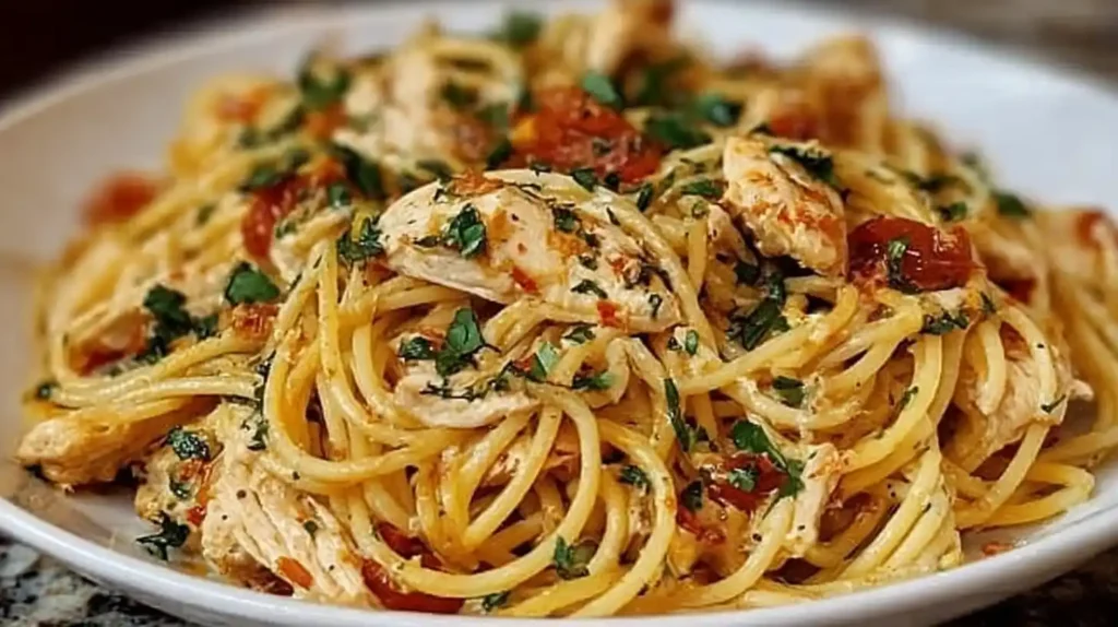 Monterey Chicken Spaghetti