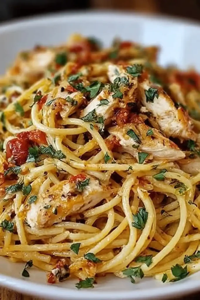 Monterey Chicken Spaghetti