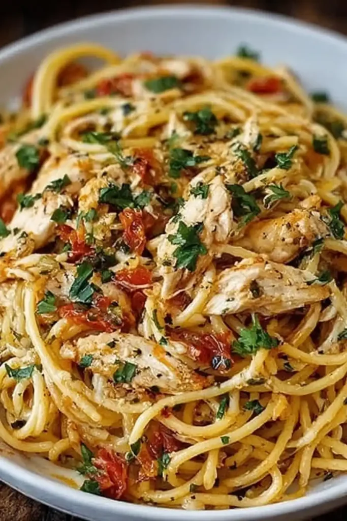 Monterey Chicken Spaghetti