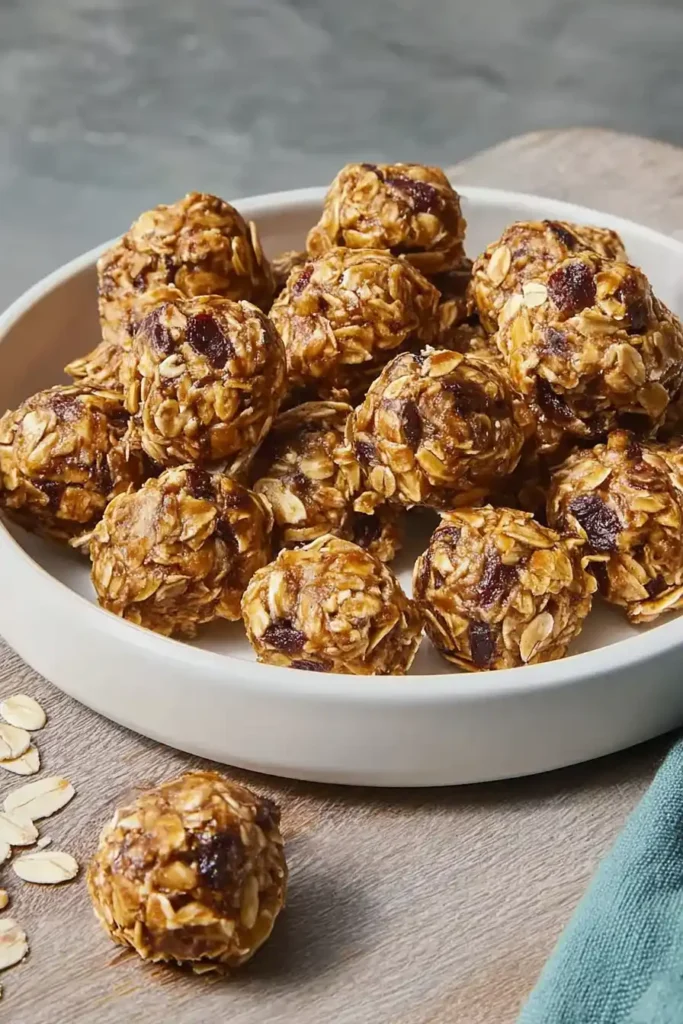 No-Bake Oatmeal Energy Bites