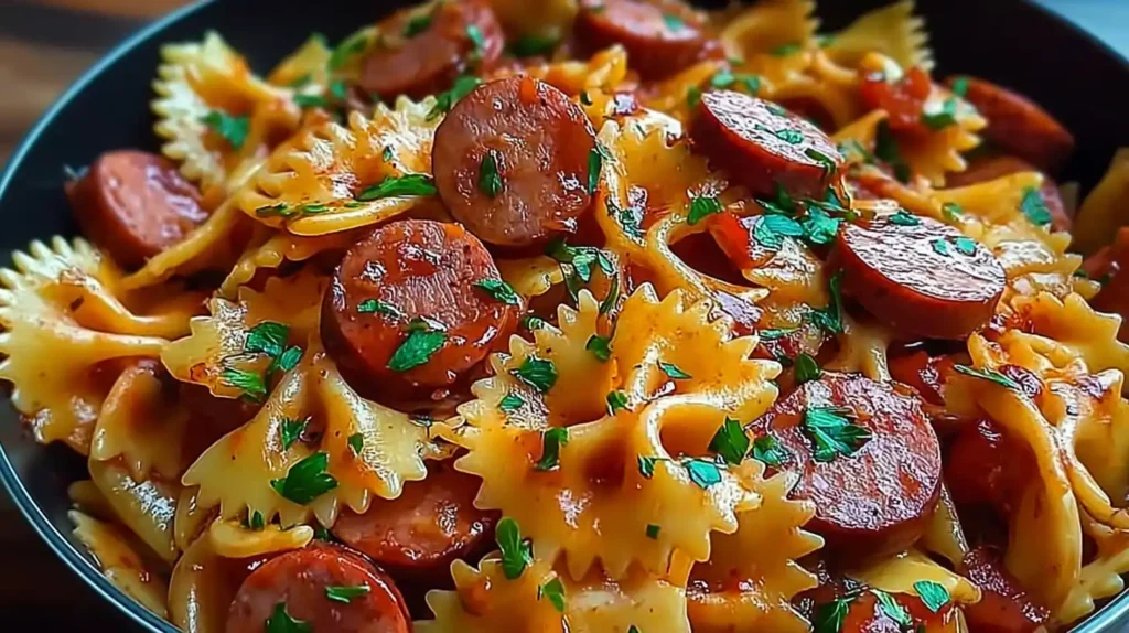 One Pot Kielbasa Pasta