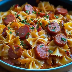 One Pot Kielbasa Pasta