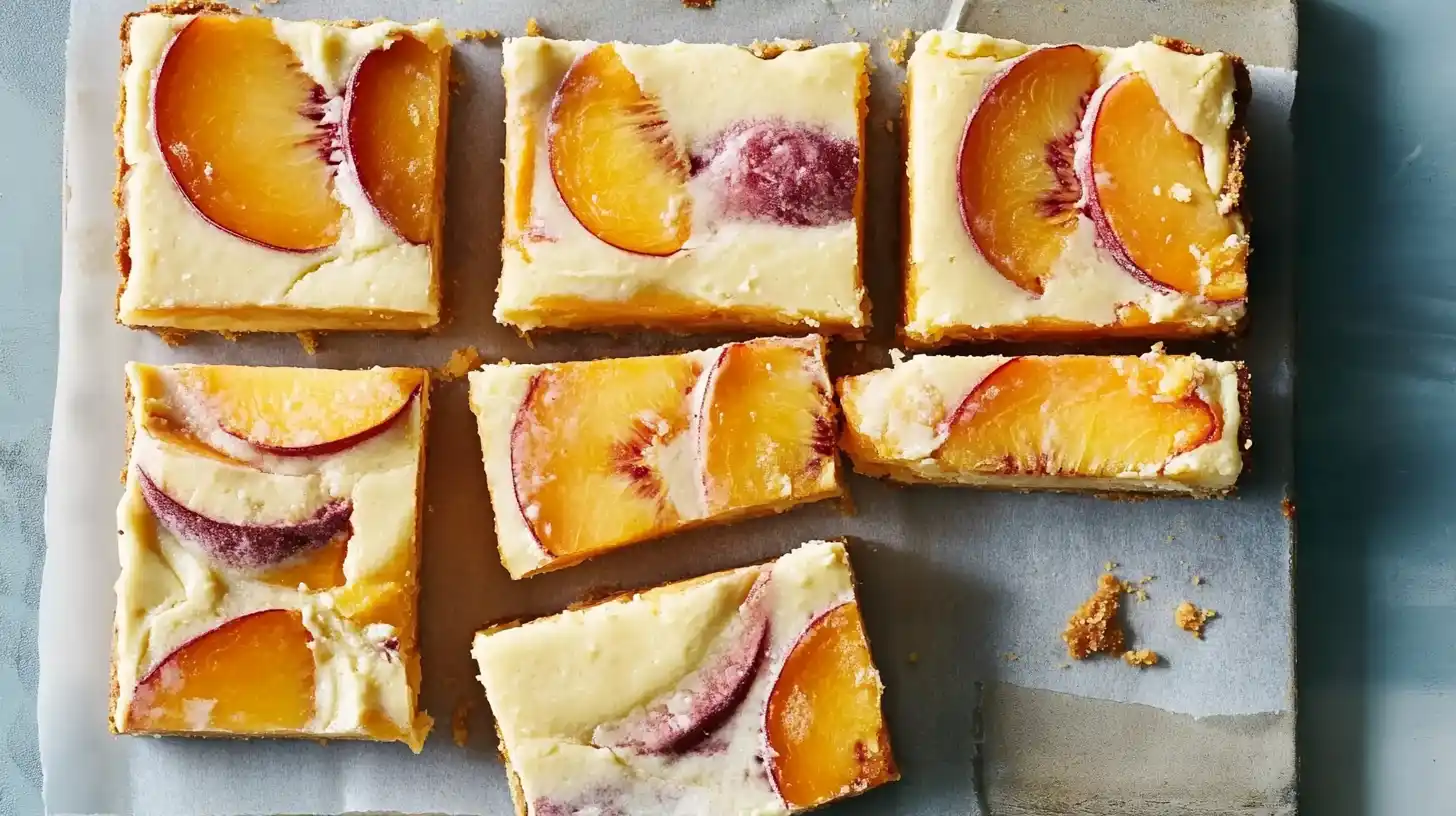 Peach Cream Pie Bars