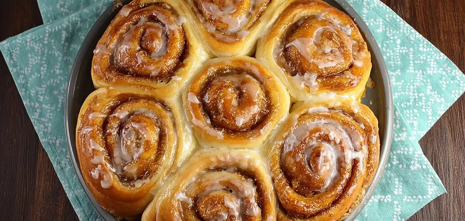 Peach Pie Cinnamon Rolls