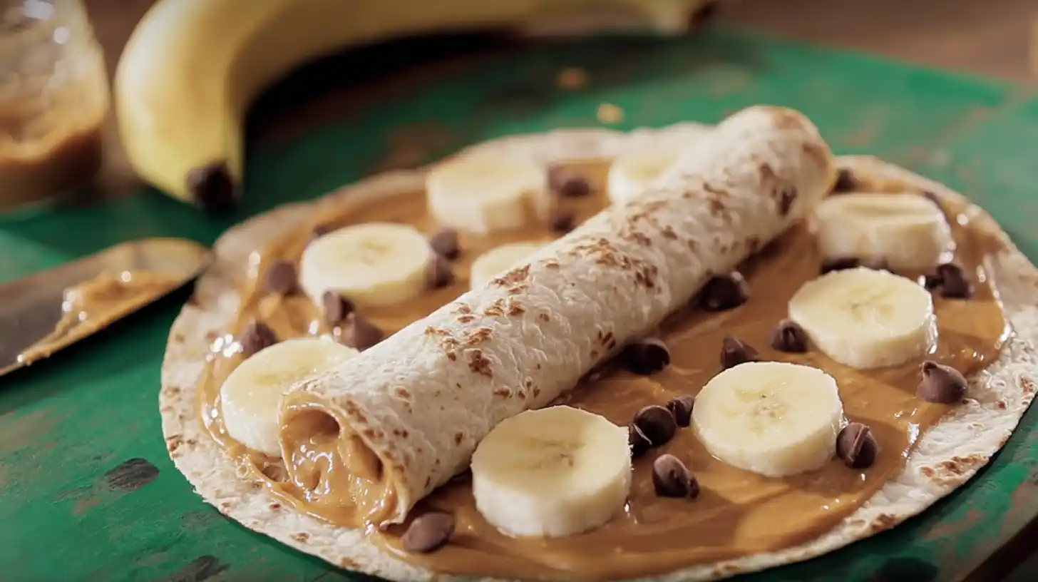 Peanut Butter Banana Wraps