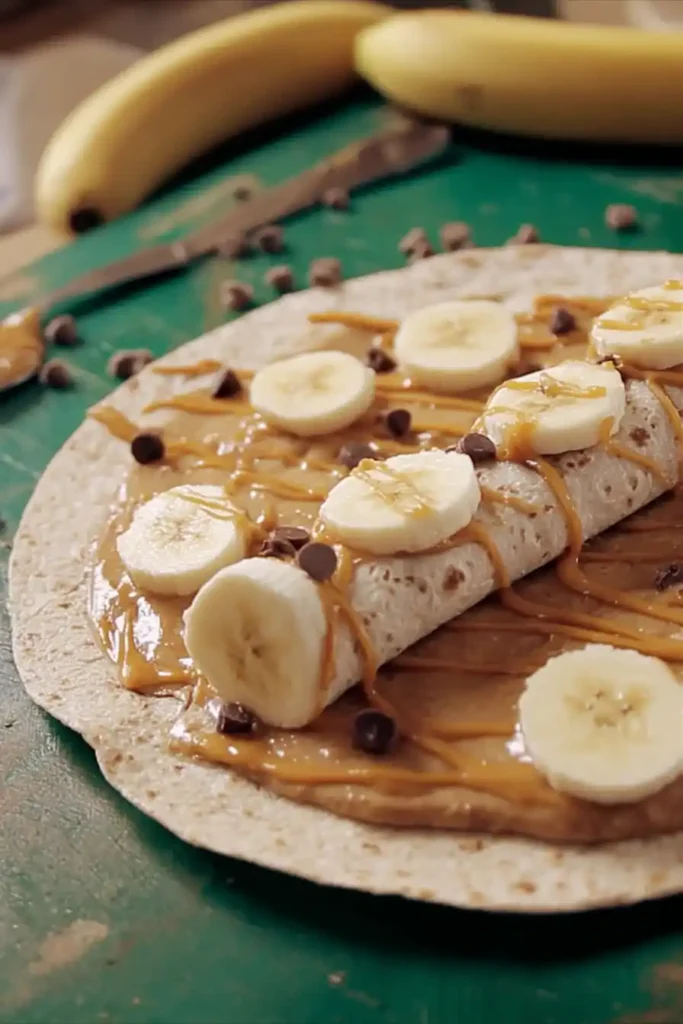 Peanut Butter Banana Wraps