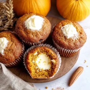 Pumpkin Cream Cheese Muffins