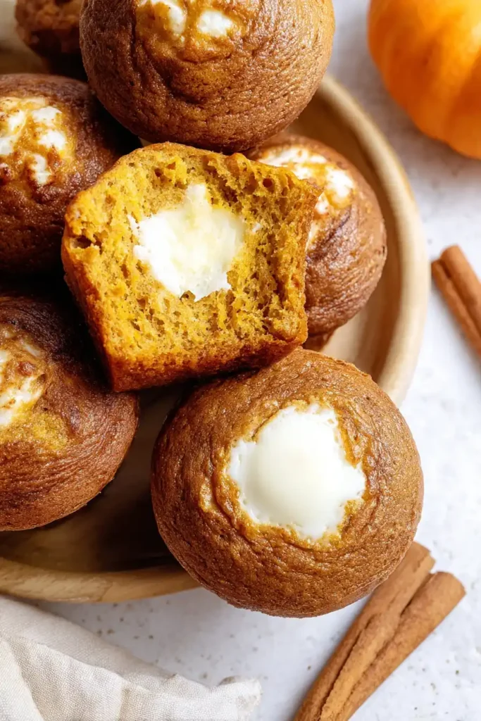 Pumpkin Cream Cheese Muffins