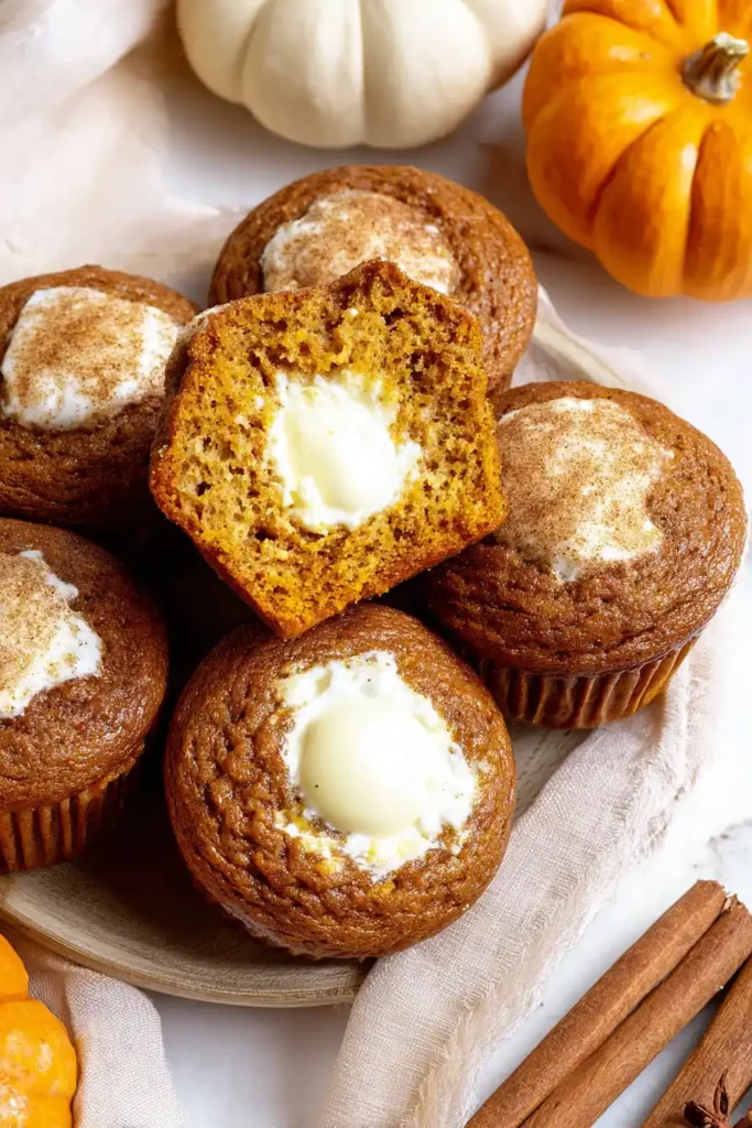 Pumpkin Cream Cheese Muffins