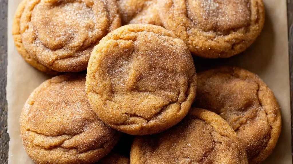Pumpkin Snickerdoodle Cookies