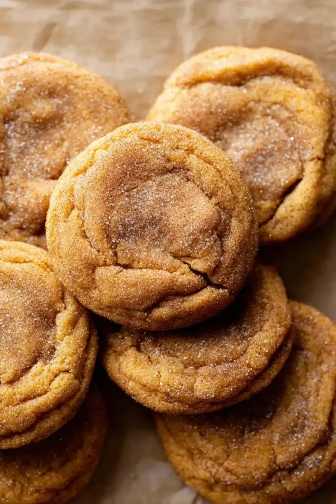 Pumpkin Snickerdoodle Cookies