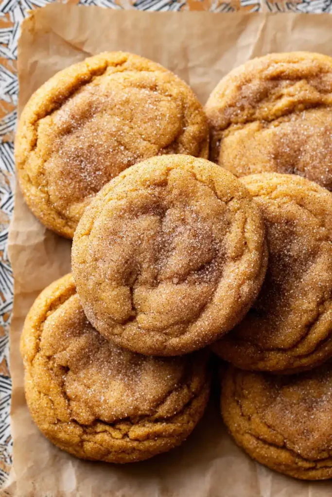 Pumpkin Snickerdoodle Cookies