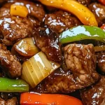 Sizzling Chinese Pepper Steak with Onions