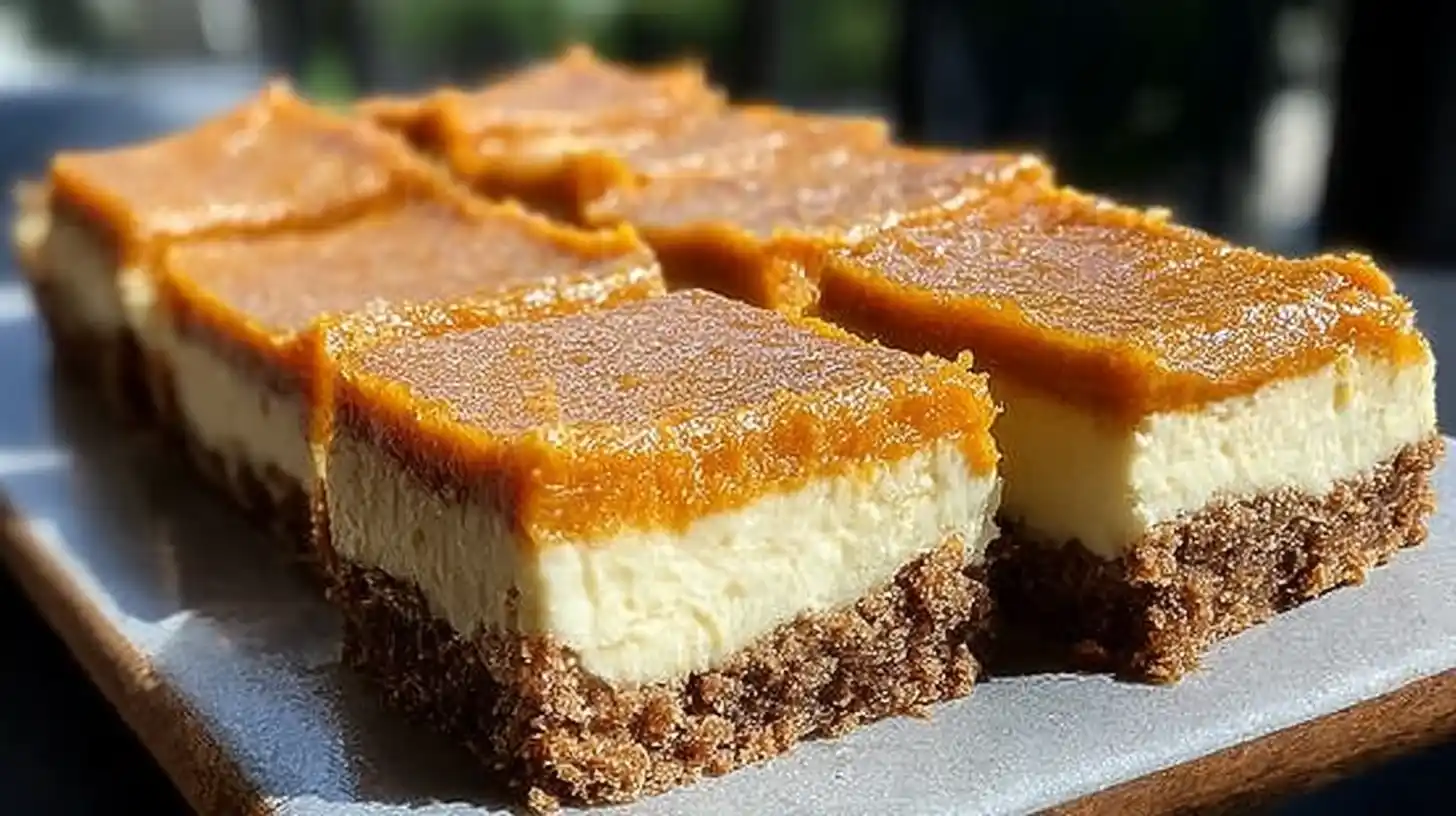 Sweet Potato Cheesecake Squares