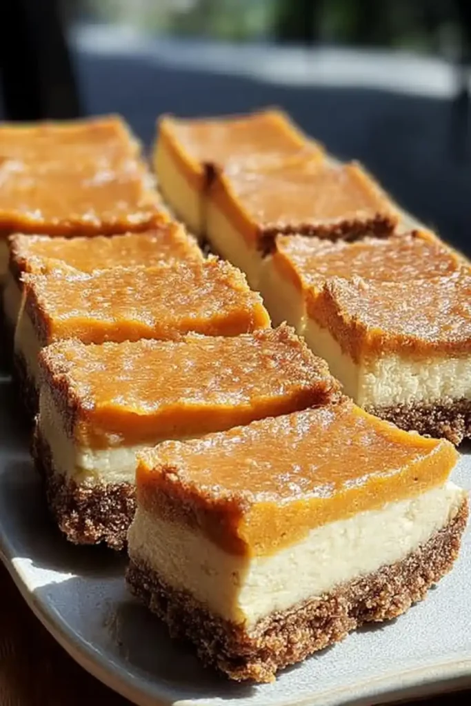 Sweet Potato Cheesecake Squares