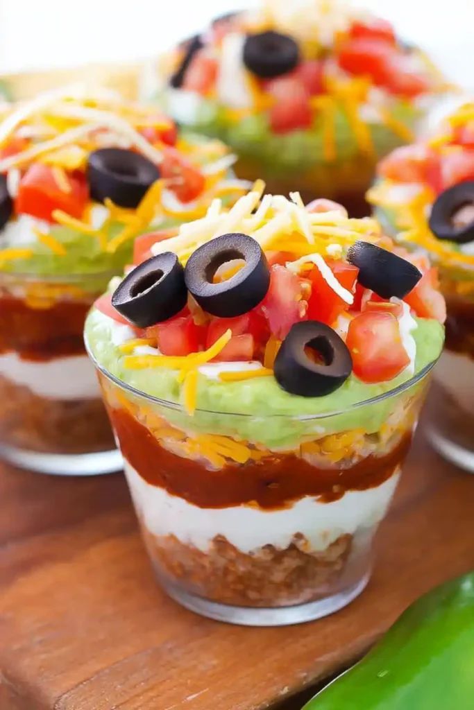 Taco Layer Dip Cups