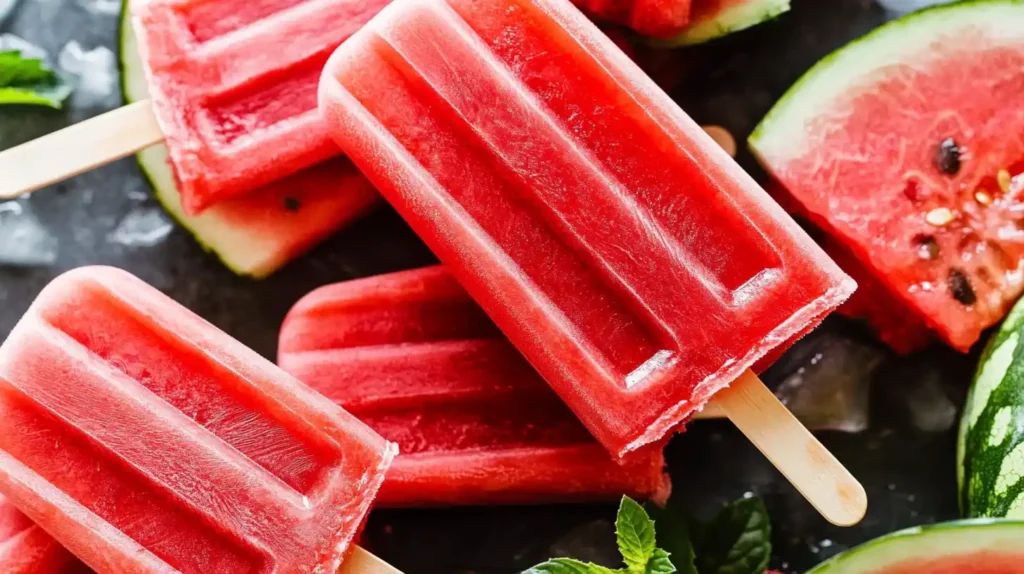 Watermelon Popsicles