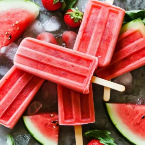 Watermelon Popsicles