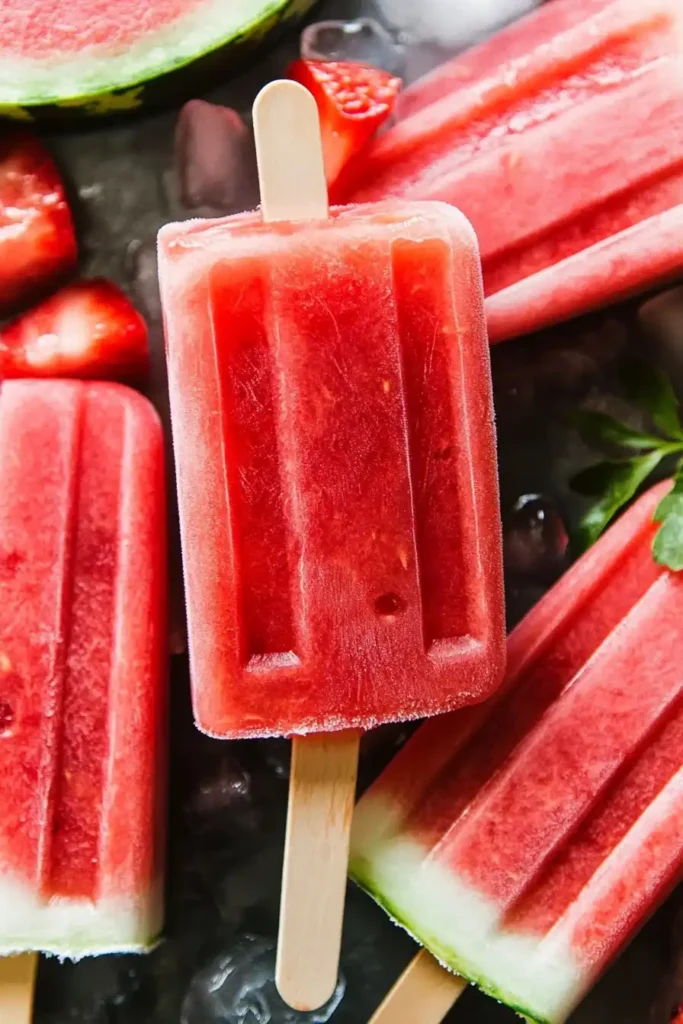 Watermelon Popsicles