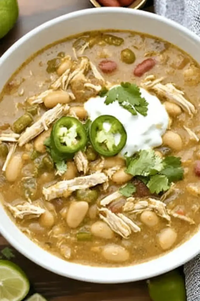 White Chicken Chili (Slow Cooker)